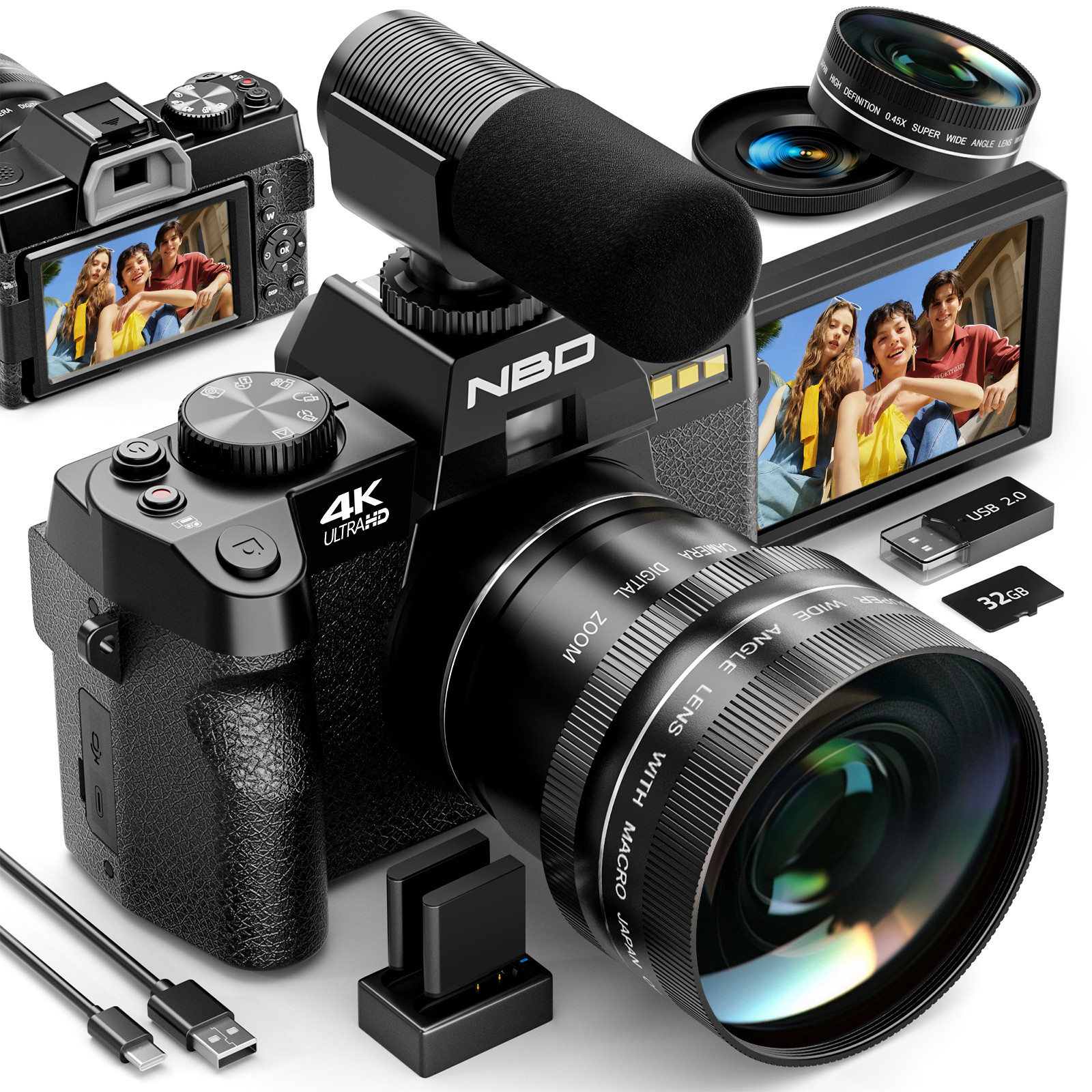 Korean Girls Lifestyle - NBD S100F 48MP 4K Digital Camera