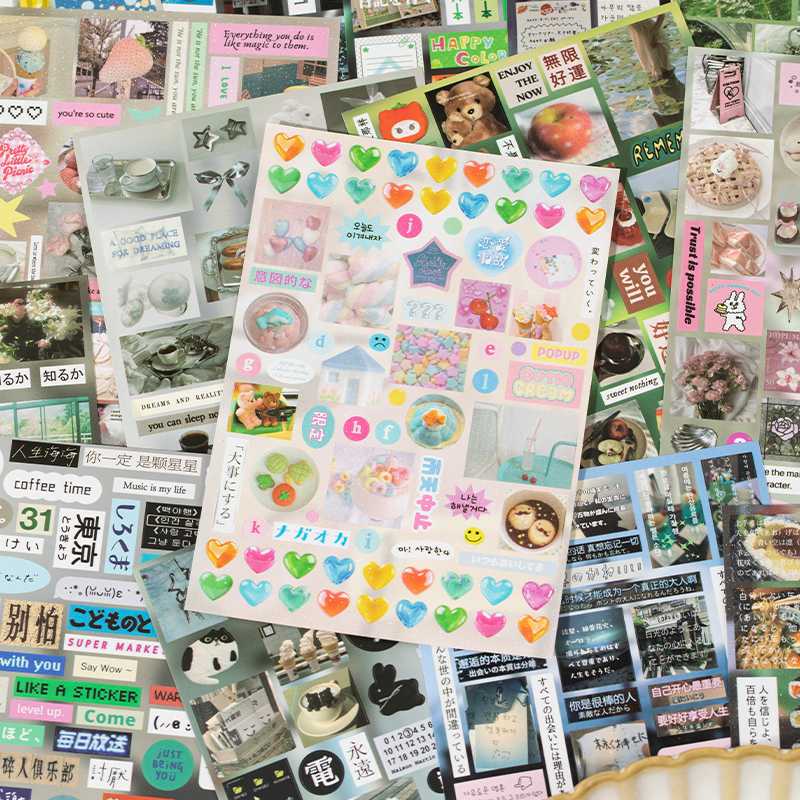 30Sheets Sticker Book Mist Rai – Korean Lifestyle Book recenzja i cena