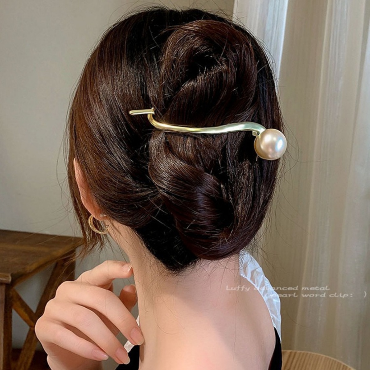 Elegant Glitter Pearl Hair Cli – Korean Daily Lifestyle recenzja i cena