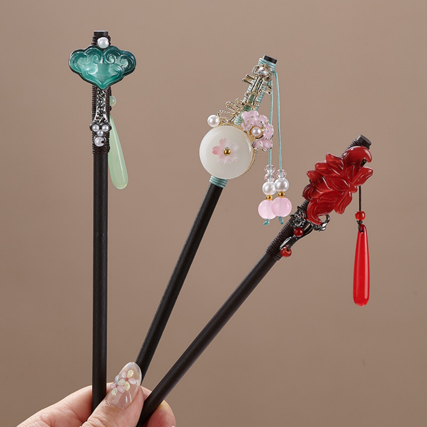 Vintage Flower Hairpin For Wom – Hanbok Hair Pin recenzja i cena