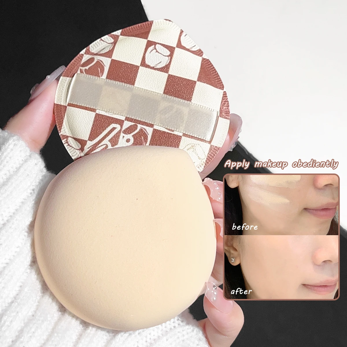 Dry and wet makeup puff sponge – Bb Cushion Korean recenzja i cena