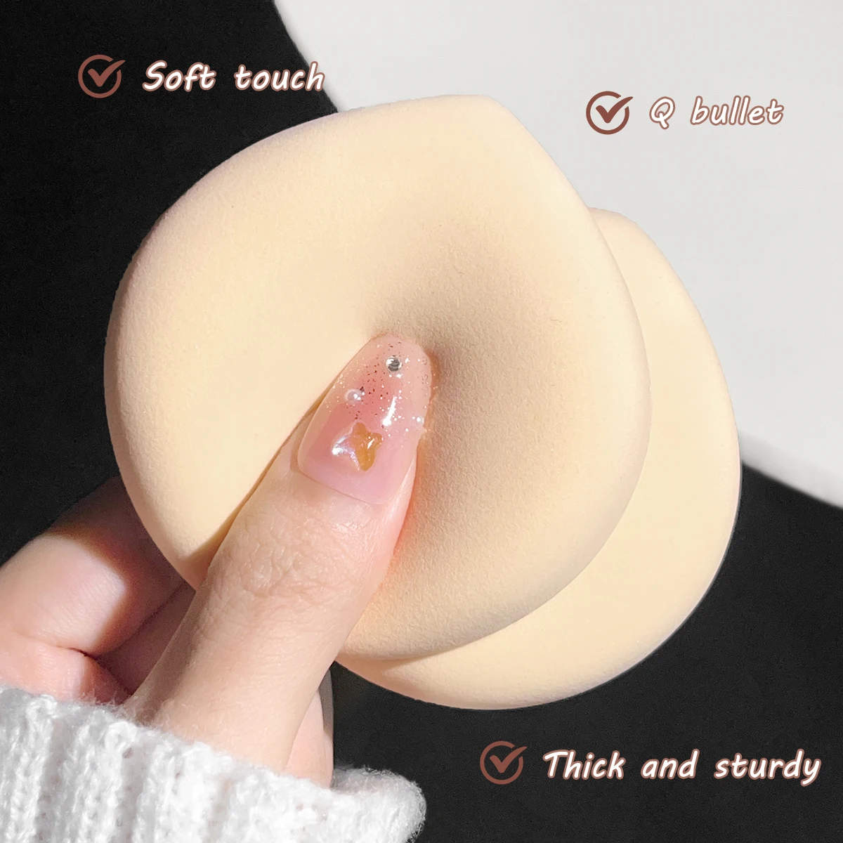 Dry and wet makeup puff sponge – Bb Cushion Korean recenzja i cena