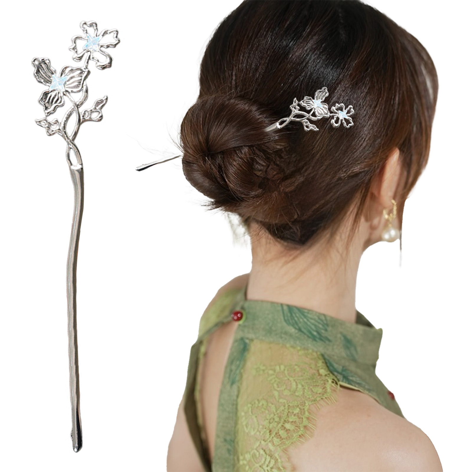 Metal Butterfly Hair Sticks Ch – Hanbok Hair Pin recenzja i cena