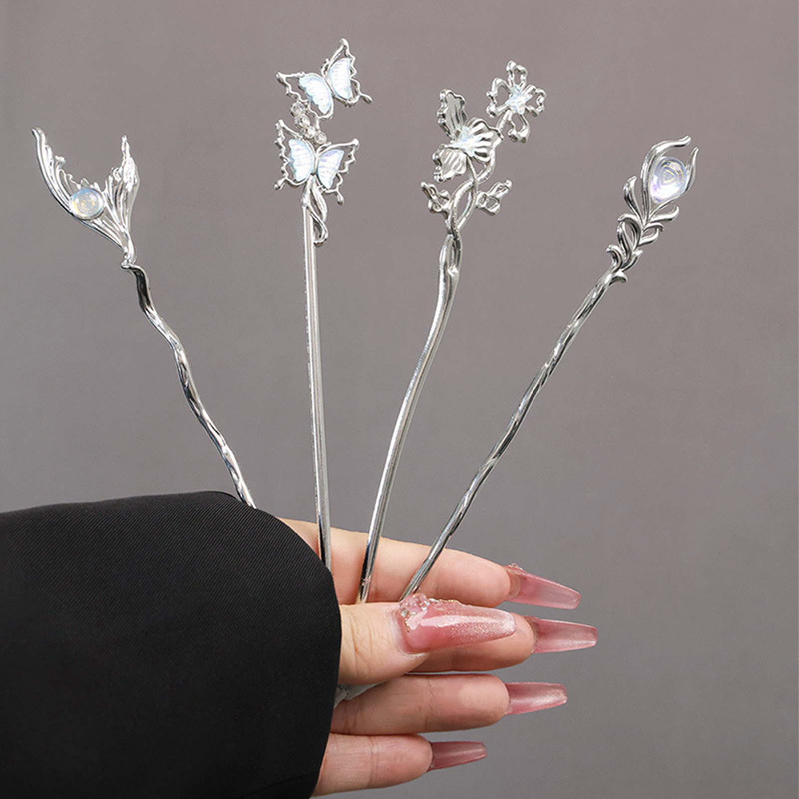 Metal Butterfly Hair Sticks Ch – Hanbok Hair Pin recenzja i cena