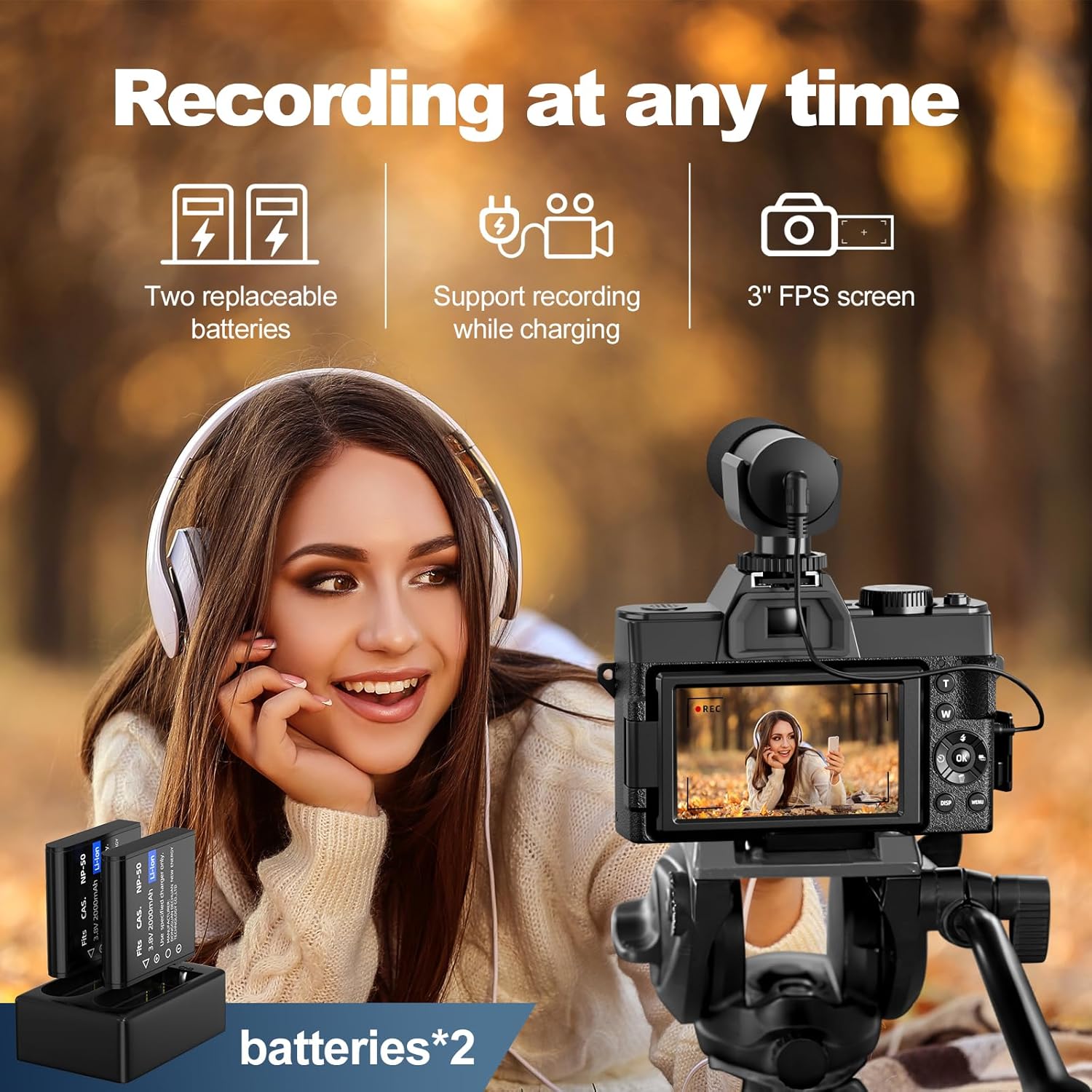 NBD 48MP 4K Digital Camera S10 – Korean Girls Lifestyle recenzja i cena