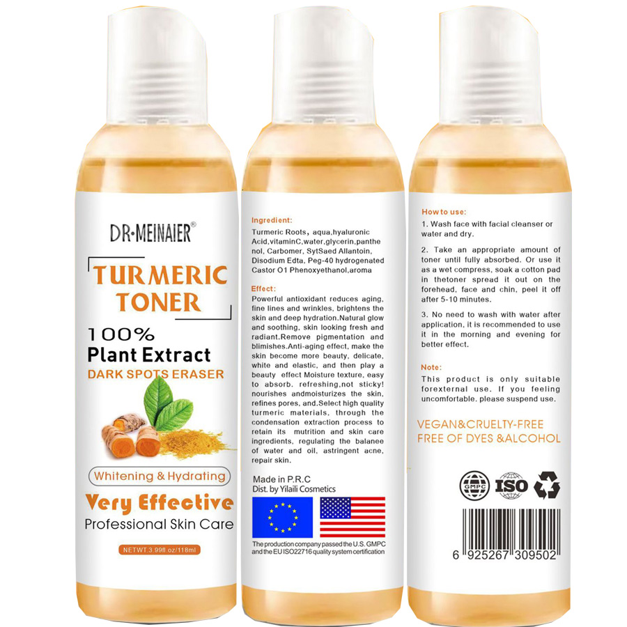 3pcs Turmeric Face Serum White – Essence Serum Toner recenzja i cena