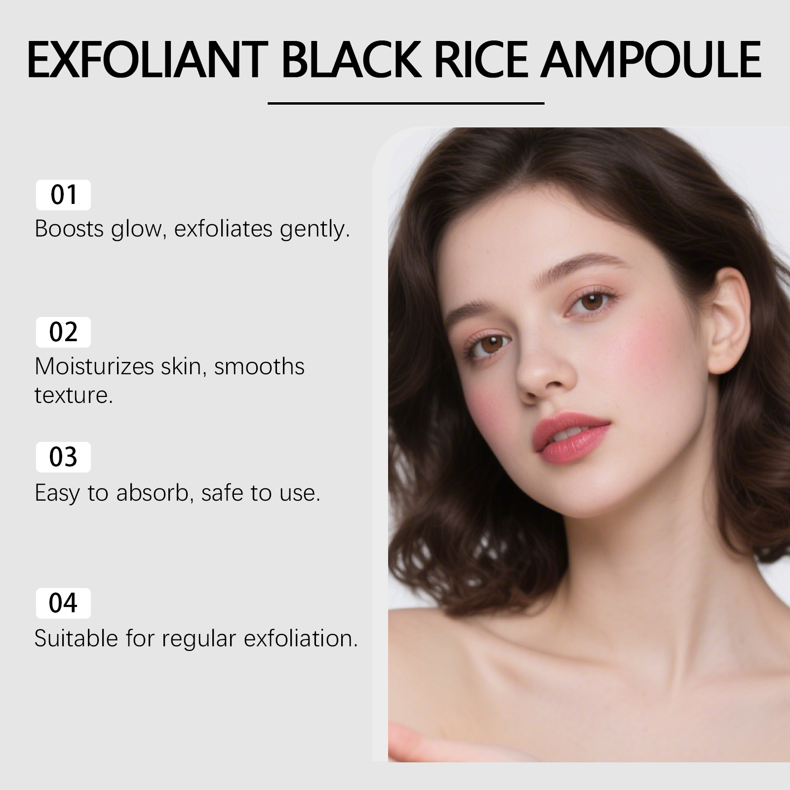 Glow Rice Ampoule White Black  – Essence Serum Toner recenzja i cena