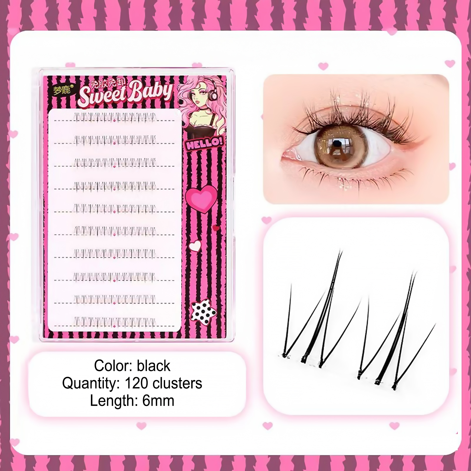 Women DIY Curling Eyelash Clus – Korean Daily Lifestyle recenzja i cena