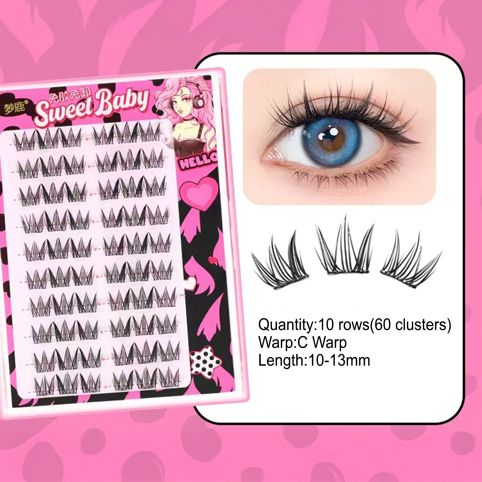 Women DIY Curling Eyelash Clus – Korean Daily Lifestyle recenzja i cena