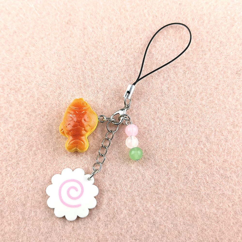 Cute Acrylic Pink Squid Roll P – Tteokbokki Rice Cake recenzja i cena