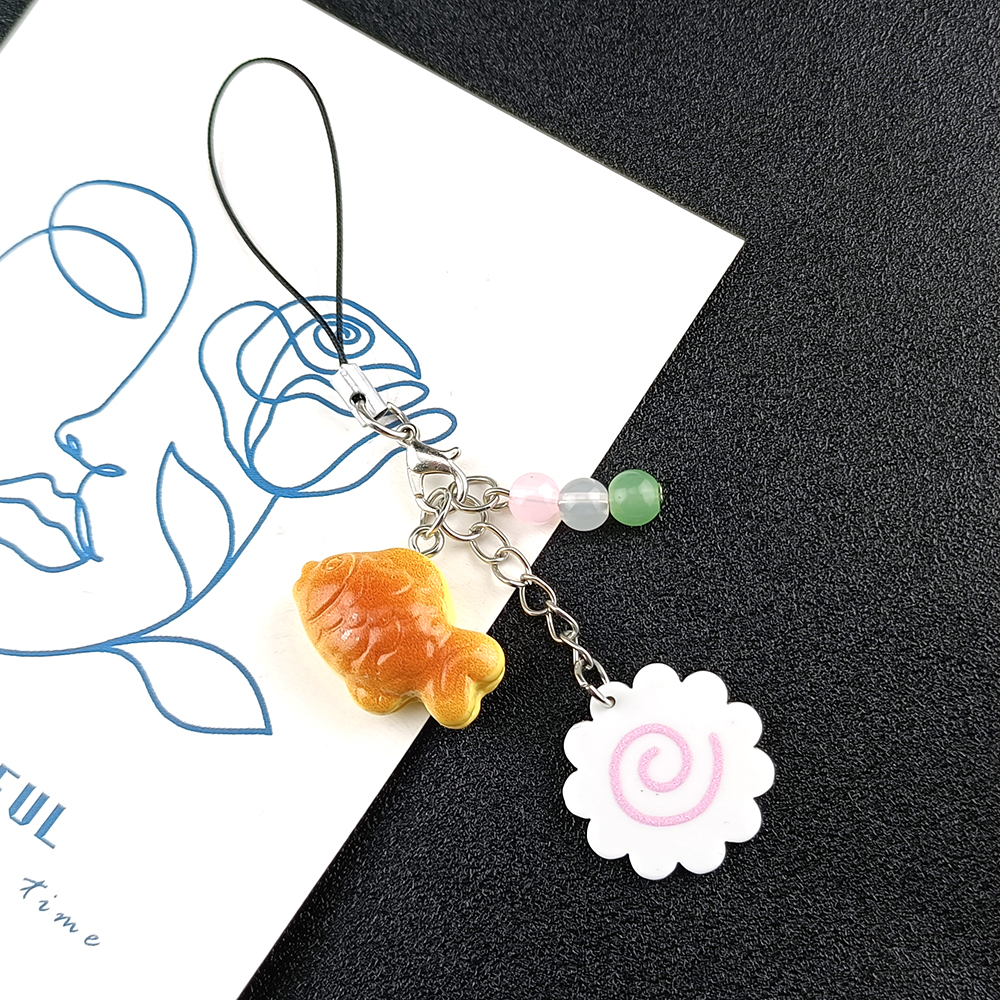 Cute Acrylic Pink Squid Roll P – Tteokbokki Rice Cake recenzja i cena