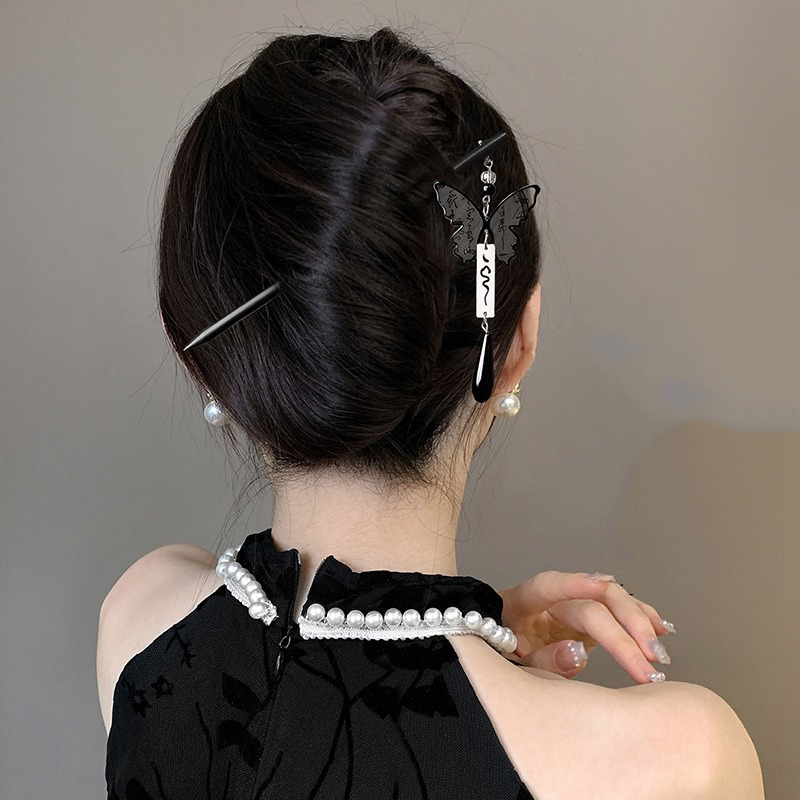 1pc Chinese Ancient Style Ink  – Hanbok Hair Pin recenzja i cena