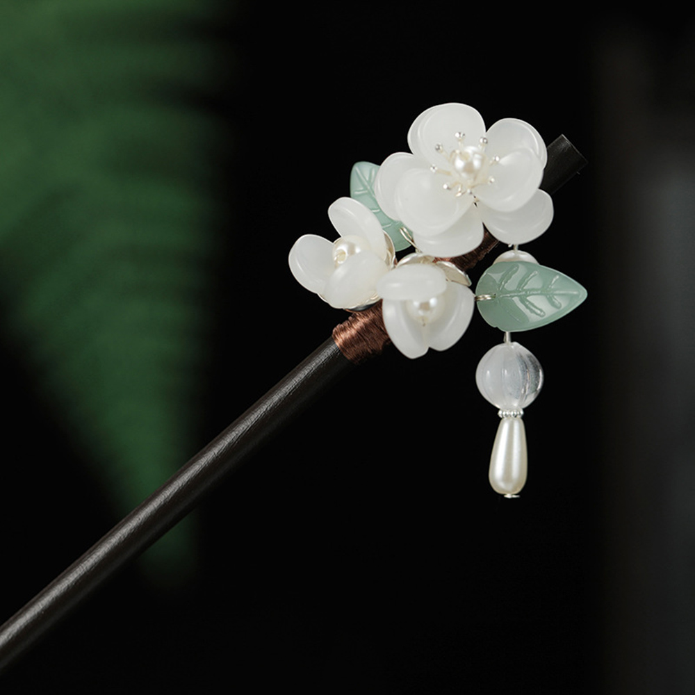 Retro Flower Hairpin With Pear – Hanbok Hair Pin recenzja i cena