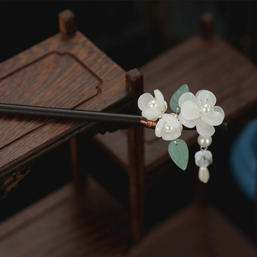 Retro Flower Hairpin With Pear – Hanbok Hair Pin recenzja i cena
