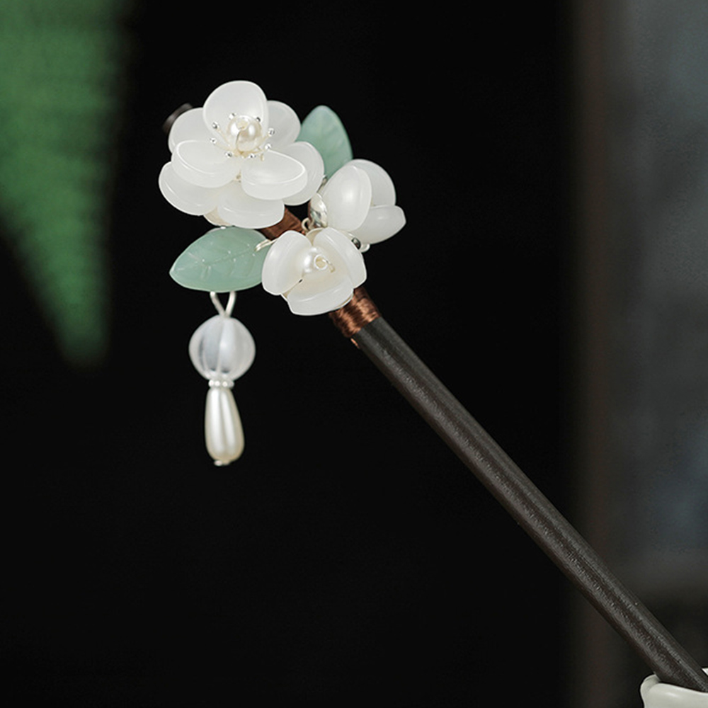 Retro Flower Hairpin With Pear – Hanbok Hair Pin recenzja i cena